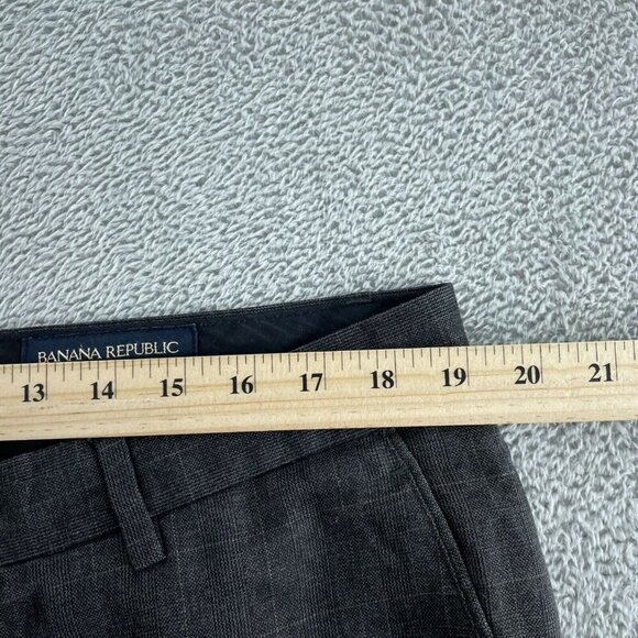 Banana Republic Mens Gray Dress Pants Size 38/32 Polyester & Viscose Blend 0959 - Picture 4 of 10